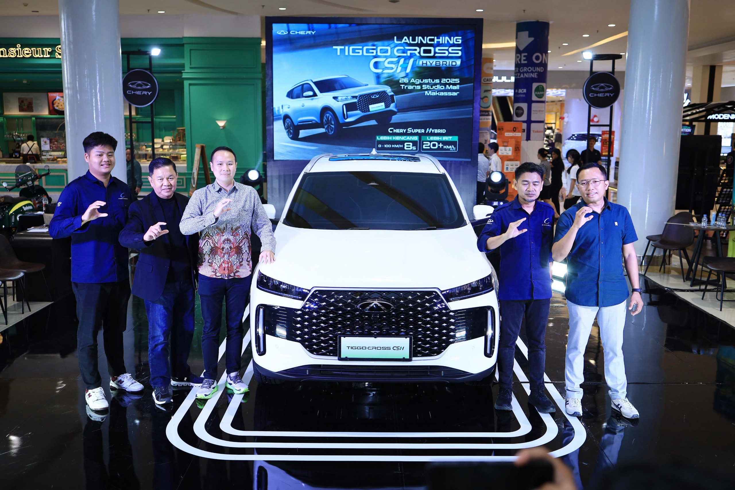 Chery TIGGO Cross CSH Hybrid & Sport 1.5T Ramaikan Kota Makassar dengan harga Mulai Rp 314 Jutaan